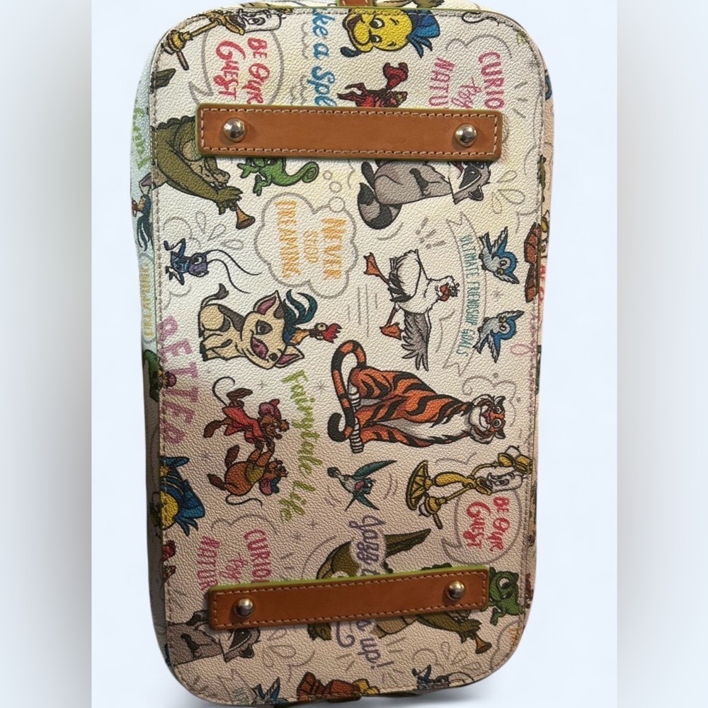 Disney x Dooney & Bourke Character Print Satchel | Leather Trim | Rare Print - Picture 4 of 16